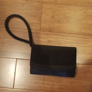 Black evening handbag